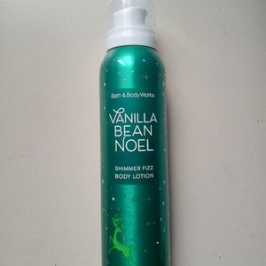 Bath and Body Works Vanilla Bean Noel Shimmer Fizz Body Lotion